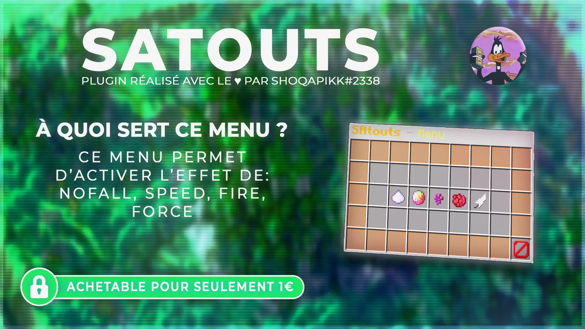 PLUGIN D’ATOUTS 100% CUSTOM [-50% AVANT LE 10 MAI]